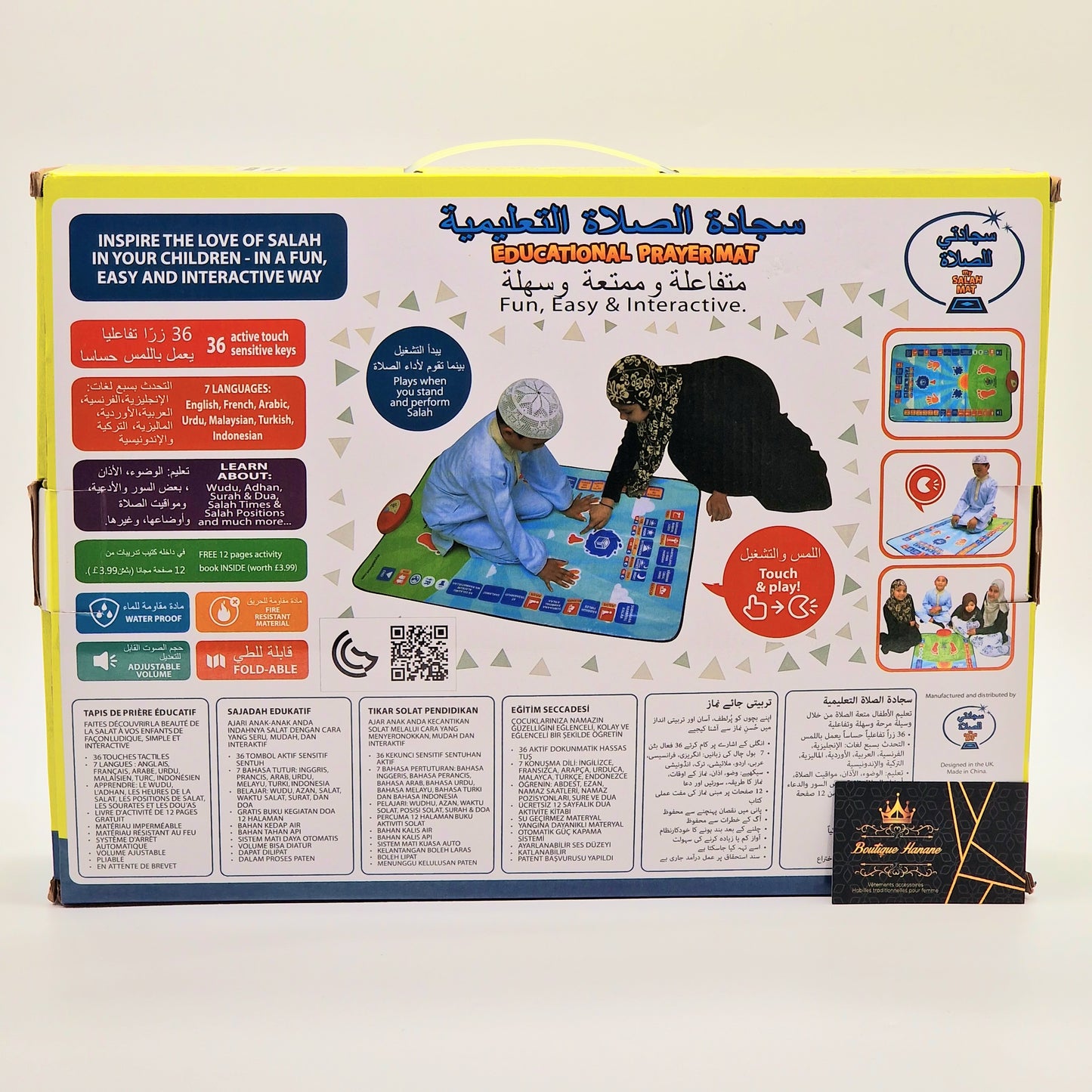 Tapis de Prière Interactif pour Enfants / Educational Prayer Mat