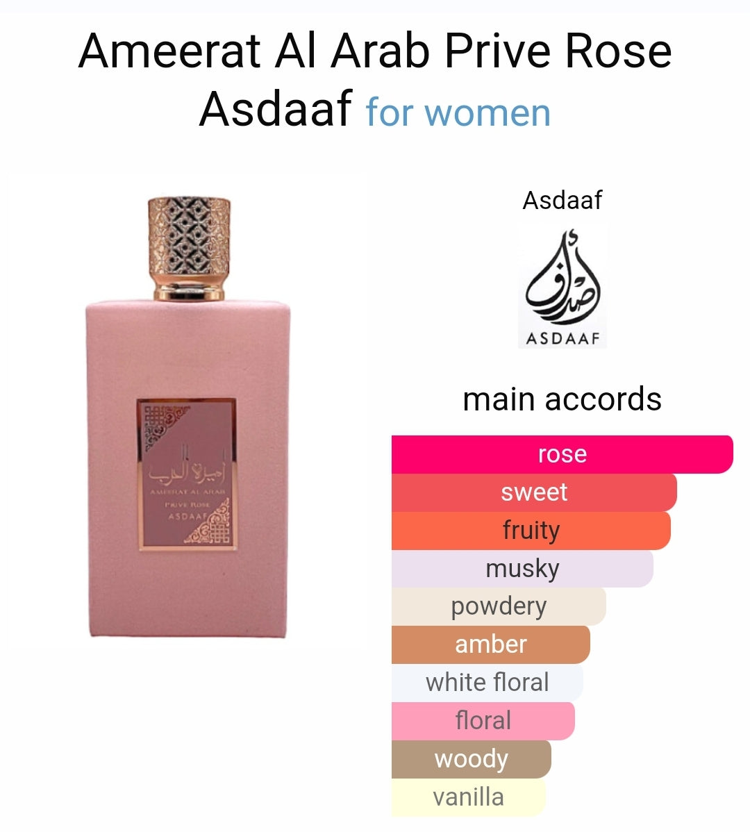 Ameerat al arab prive rose by lattafa