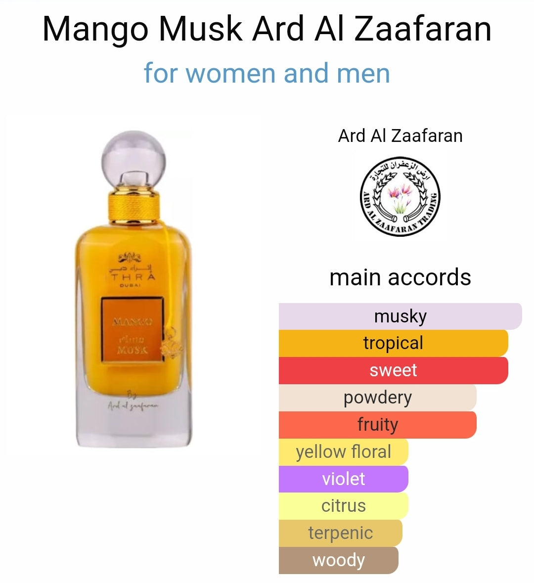 Ithra Mango Musk by Ard Al Zaafaran for women